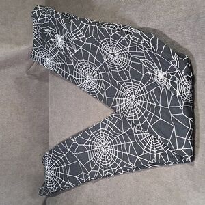Streetwear Society Tapered Black and White Spider Web Leggings VG S